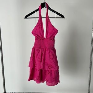 hot pink dress